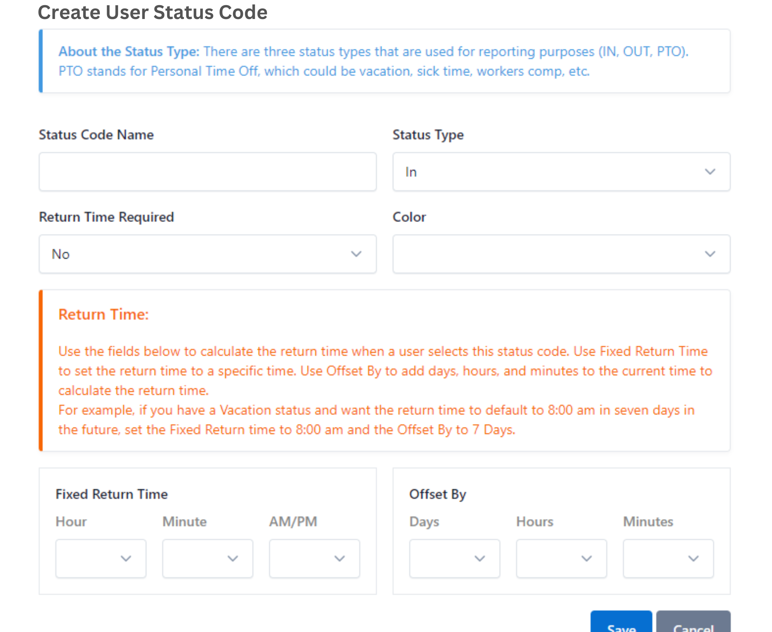 Customize Shift