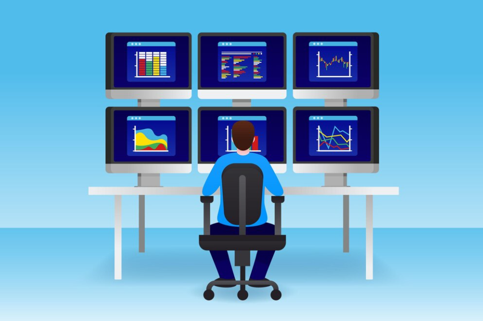 computer screen monitoring.