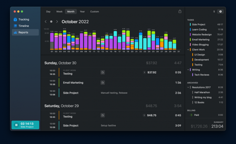  Time Tracking Software