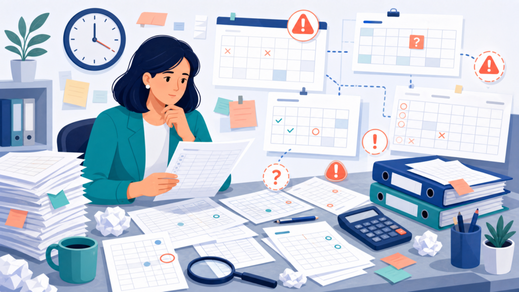 Manual time tracking
