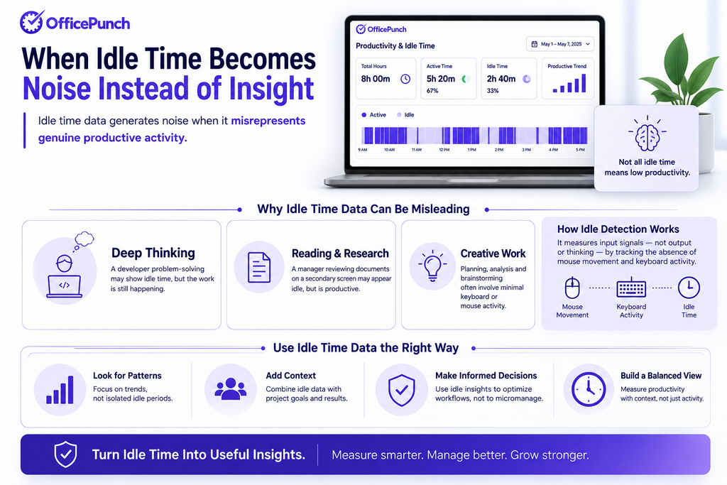 Idle Time Detection: Useful Signal or Noise? 2 idle time data